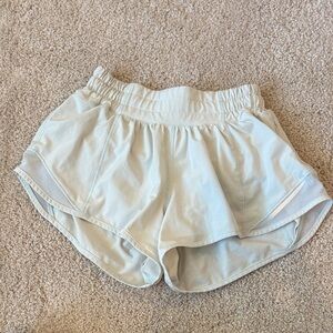 lululemon Hotty Hot Shorts Light Blue
